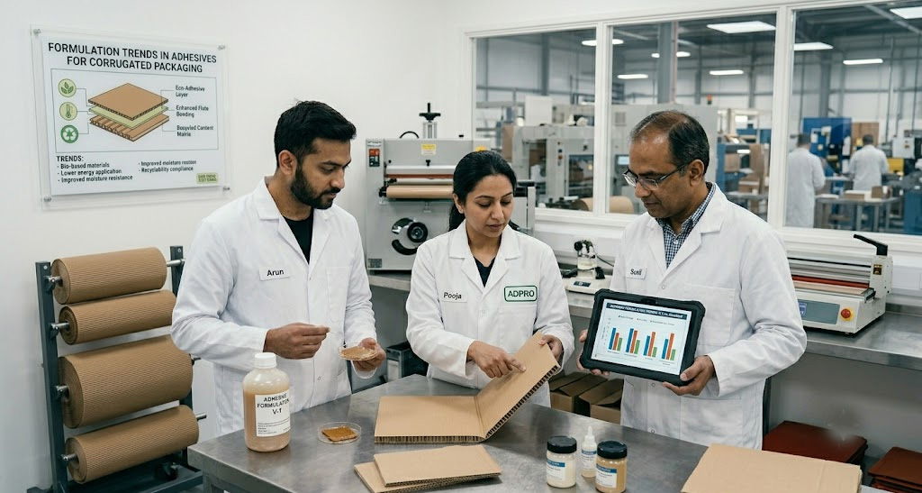 Formulation Trends in Adhesives for Corrugated Packaging